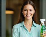 Sterling staff using plant-based products